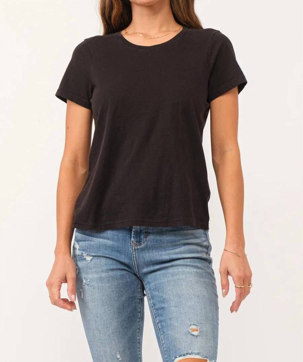 NEW DEAR JOHN DENIM unity crew neck tee in black
